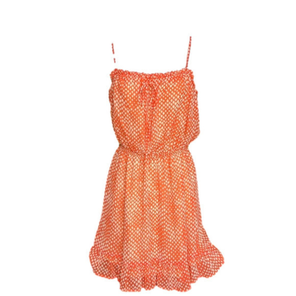 Ophelia & Co. Slip Dress Orange Cream Medium